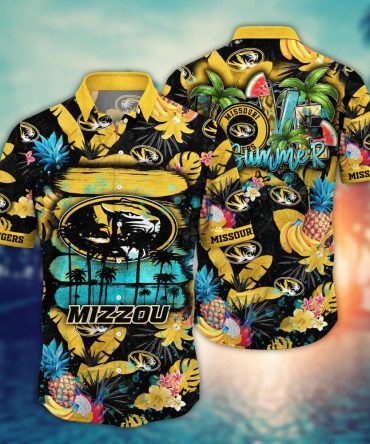 Missouri Tigers Ncaa Hawaiian Shirt Vacation Timetime Aloha Shirt