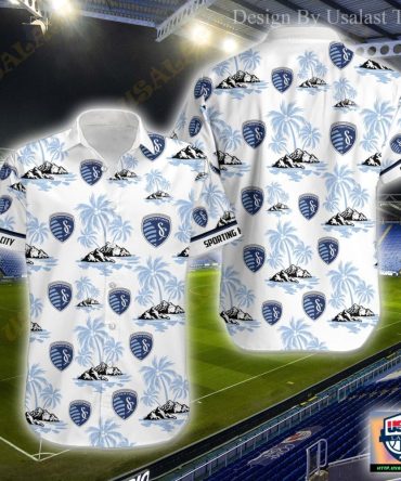 Mls Sporting Kansas City Coconut Tree Trendy Hawaiian Shirt Aloha Shirt