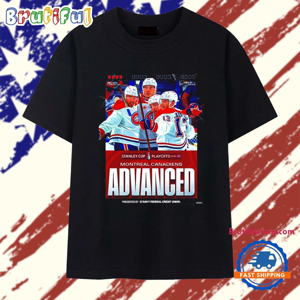 Montreal Canadiens Advanced 2026 Nhl Stanley Cup Playoffs Poster T Shirt