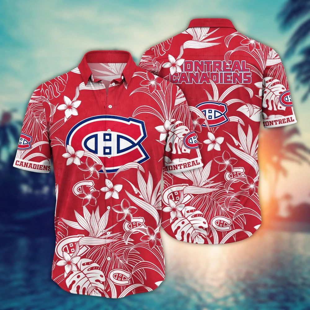 Montreal Canadiens Nhl Hawaiian Shirt Tropical Aloha Shirt
