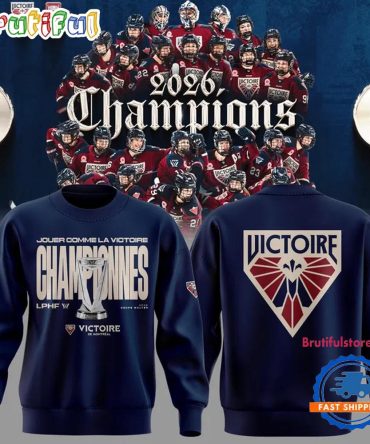 Montreal Victoire 2026 Pwhl Walter Cup Champions Limited Edition Sweatshirt