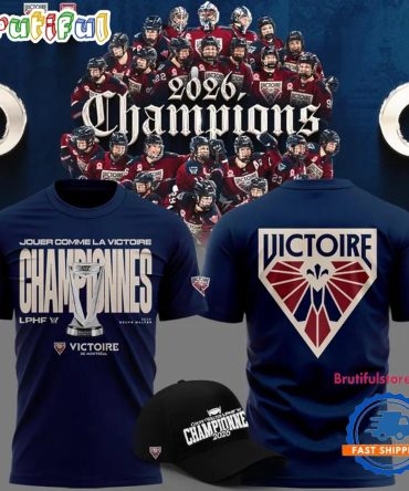 Montreal Victoire 2026 Pwhl Walter Cup Champions Limited Edition T Shirt