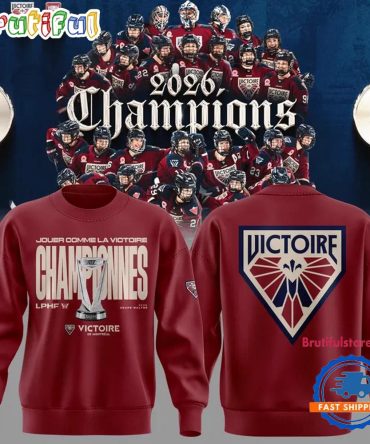 Montreal Victoire 2026 Pwhl Walter Cup Champions New Design Sweatshirt