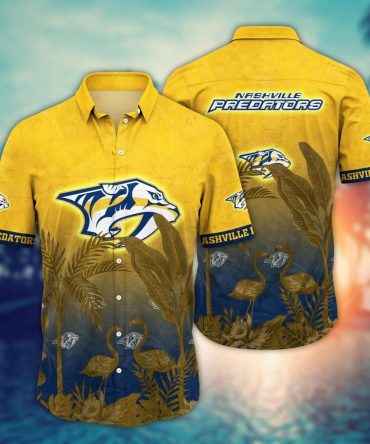Nashville Predators Nhl Hawaiian Shirt Sunsetstime Aloha Shirt