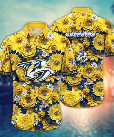 Nashville Predators Nhl Hawaiian Shirt Trending For This Summer Customize Shirt Any Team