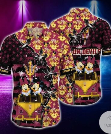 Ncaa Arizona State Sun Devils Mickey Mouse Hawaiian Shirt