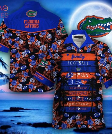 Ncaa Florida Gators Blue Black Speical Hawaiian Shirt