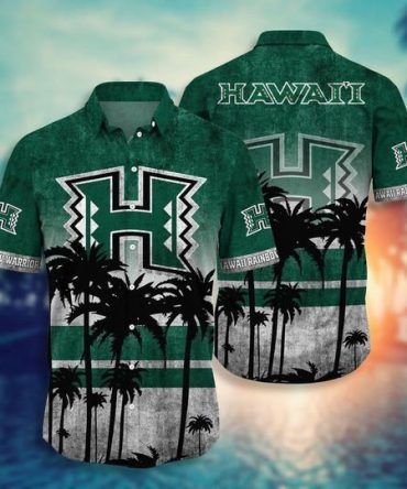 Ncaa Hawaii Rainbow Warriors Coconut Tree Hawaiian Shirt