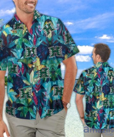 Ncaa Hawaii Rainbow Warriors Floral Tropical Trendy Hawaiian Shirt Aloha Shirt