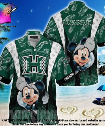 Ncaa Hawaii Rainbow Warriors Mickey Mouse Trendy Hawaiian Shirt Aloha Shirt