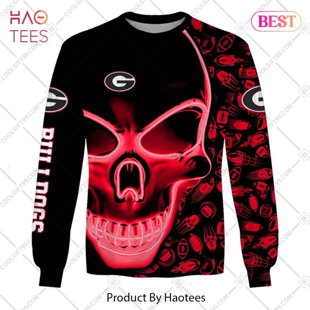 Ncaa Michigan Football 3D Neon Skull Design Hoodie, T-Shirt, Zip Hoodie, Sweatshirt - Image 4
