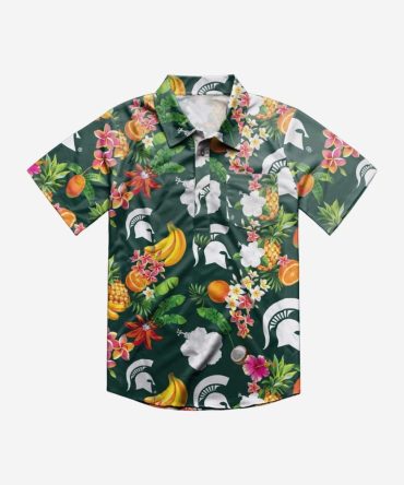 Ncaa Michigan State Spartans Fruits Flair Hawaiian Shirt