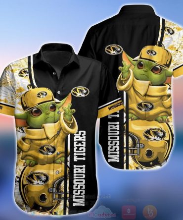 Ncaa Missouri Tigers Baby Yoda Trendy Hawaiian Shirt Aloha Shirt