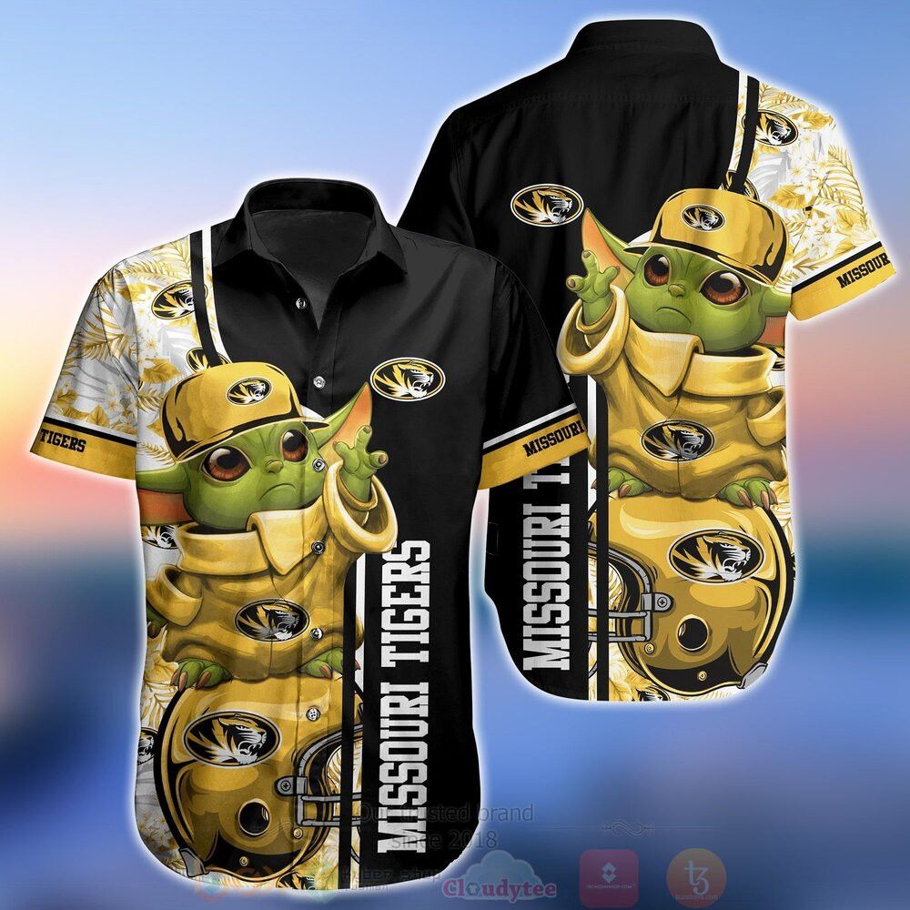 Ncaa Missouri Tigers Baby Yoda Trendy Hawaiian Shirt Aloha Shirt