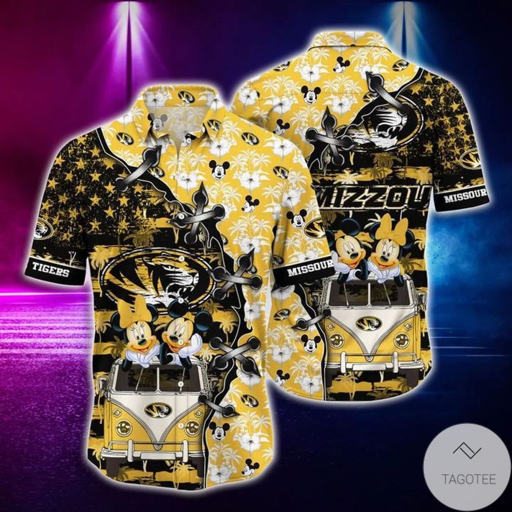 Ncaa Missouri Tigers Mickey Mouse Trendy Hawaiian Shirt Aloha Shirt