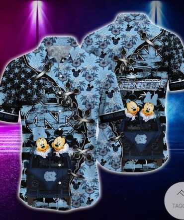 Ncaa North Carolina Tar Heels Mickey Hawaiian Shirt