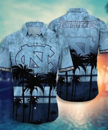 Ncaa North Carolina Tar Heels Tropical Hawaiian Shirt