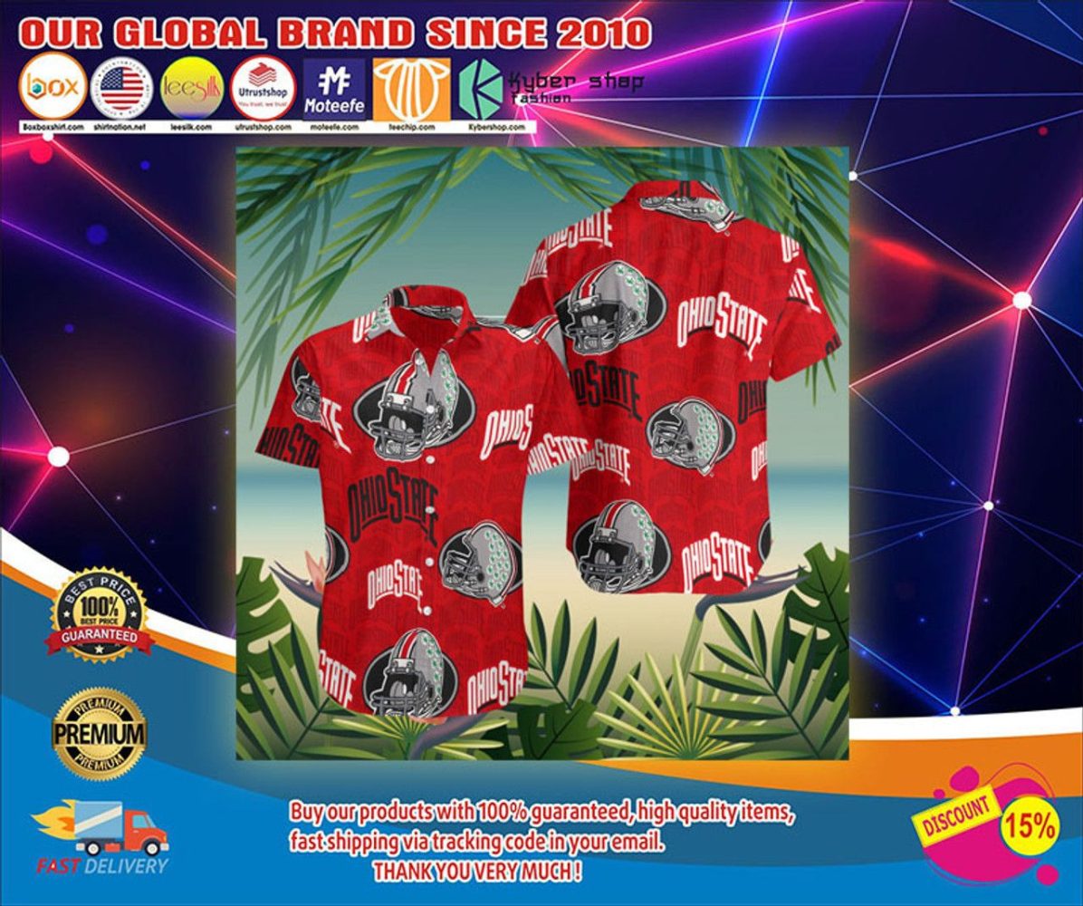 Ncaa Ohio State Buckeyes Red Hawaiian Shirt
