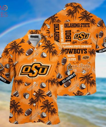 Ncaa Oklahoma State Cowboys Coconut Orange Trendy Hawaiian Shirt Aloha Shirt