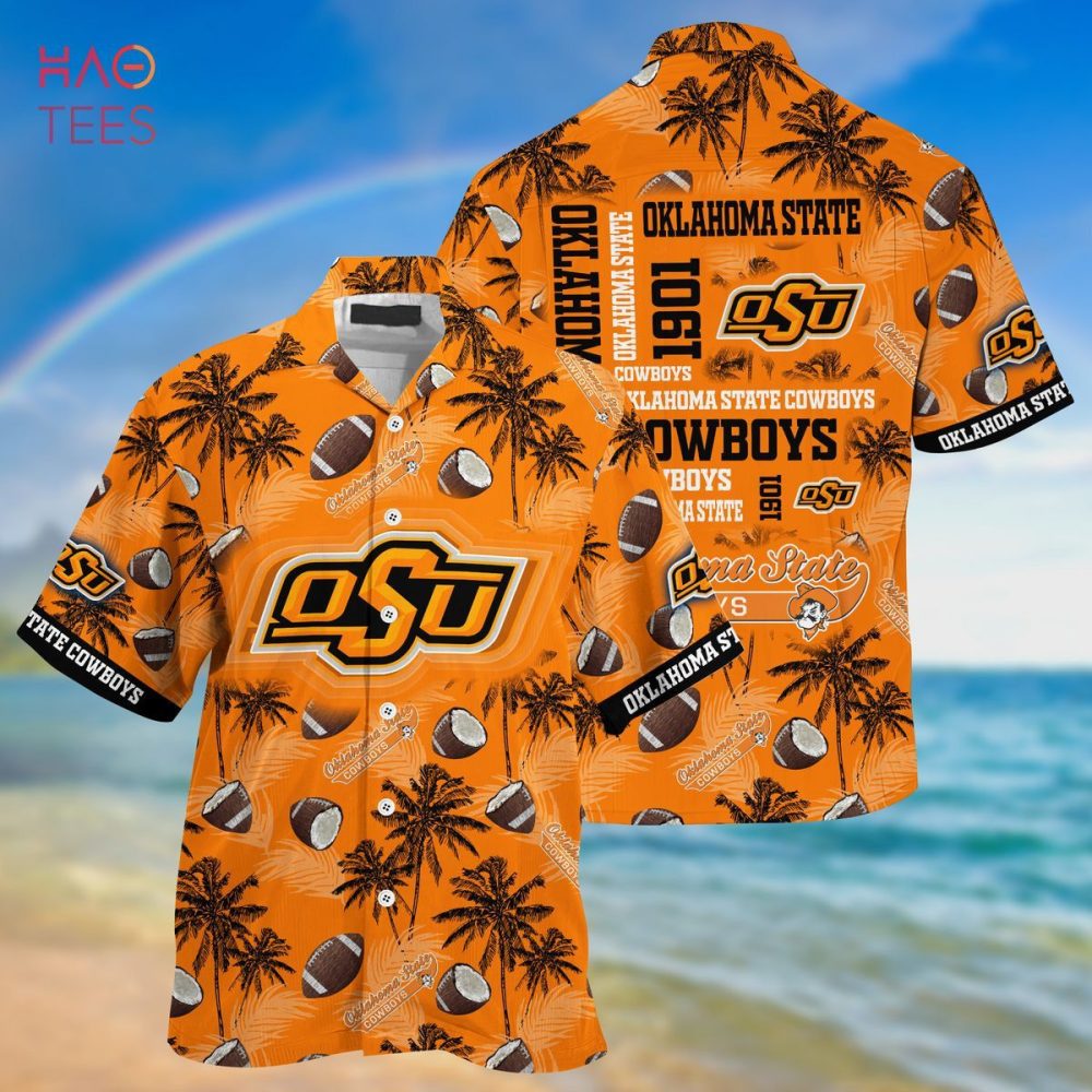 Ncaa Oklahoma State Cowboys Coconut Orange Trendy Hawaiian Shirt Aloha Shirt