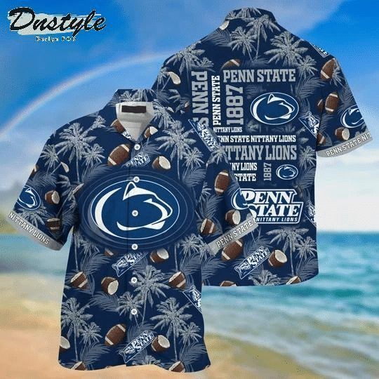 Ncaa Penn State Nittany Lions Coconut Blue Trendy Hawaiian Shirt Aloha Shirt