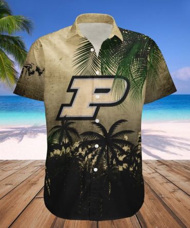 Ncaa Purdue Boilermakers Coconut Tree Tropical Trendy Hawaiian Shirt Aloha Shirt