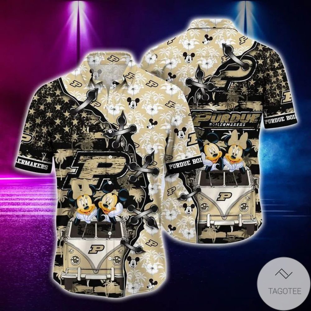 Ncaa Purdue Boilermakers Mickey Mouse Trendy Hawaiian Shirt Aloha Shirt