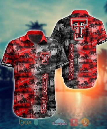 Ncaa Texas Tech Red Raiders Coconut Tree Hawaiian Shirt