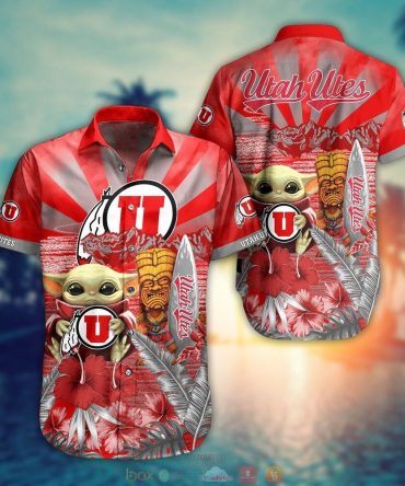 Ncaa Utah Utes Baby Yoda Trendy Hawaiian Shirt Aloha Shirt