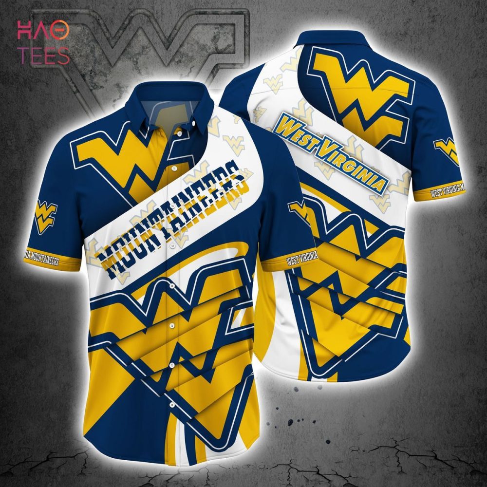 Ncaa West Virginia Mountaineers Blue God Trendy Hawaiian Shirt V3 Aloha Shirt