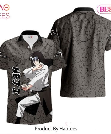 Neji Hyuga Hawaiian Shirts Custom Anime Merch Clothes For Men Women