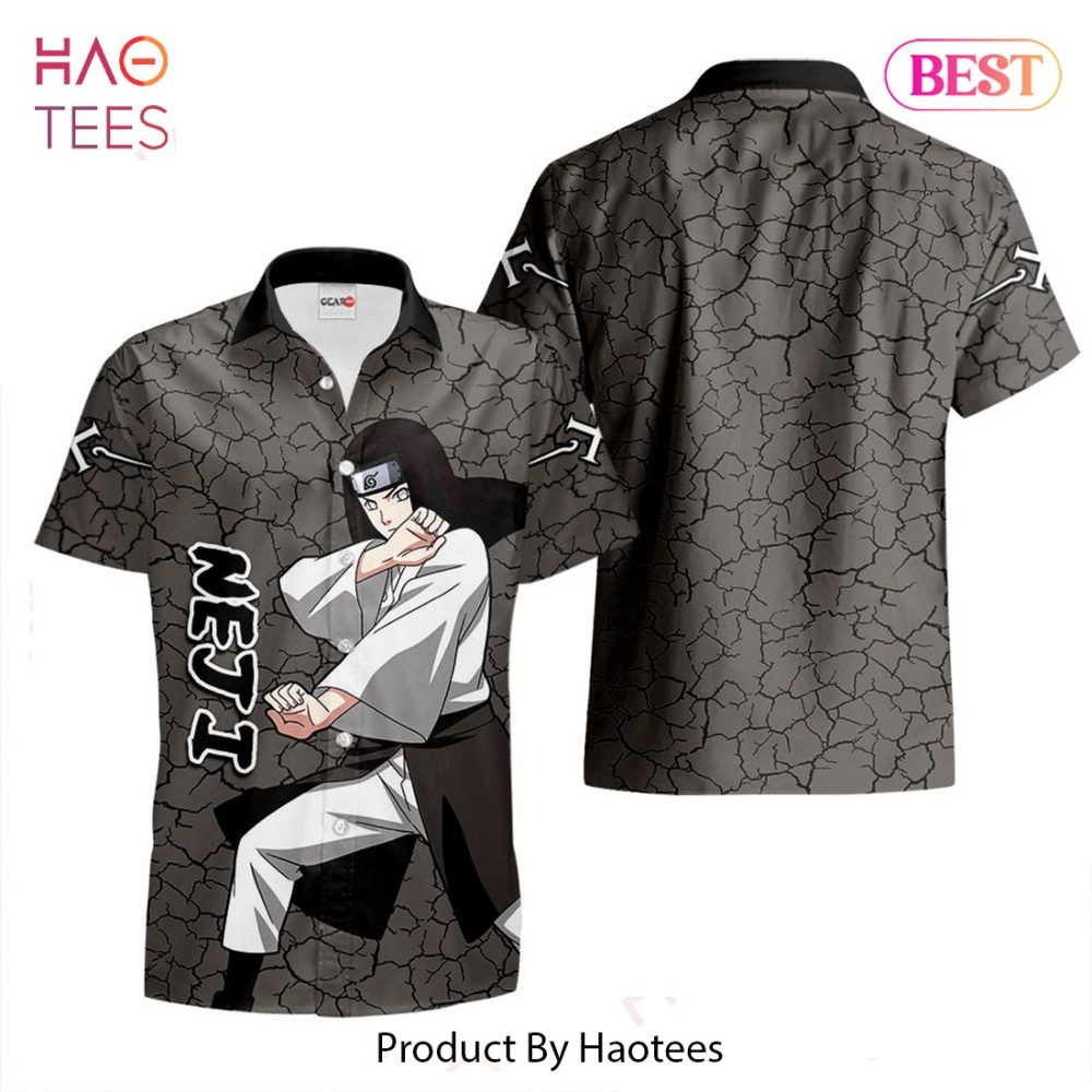 Neji Hyuga Hawaiian Shirts Custom Anime Merch Clothes For Men Women