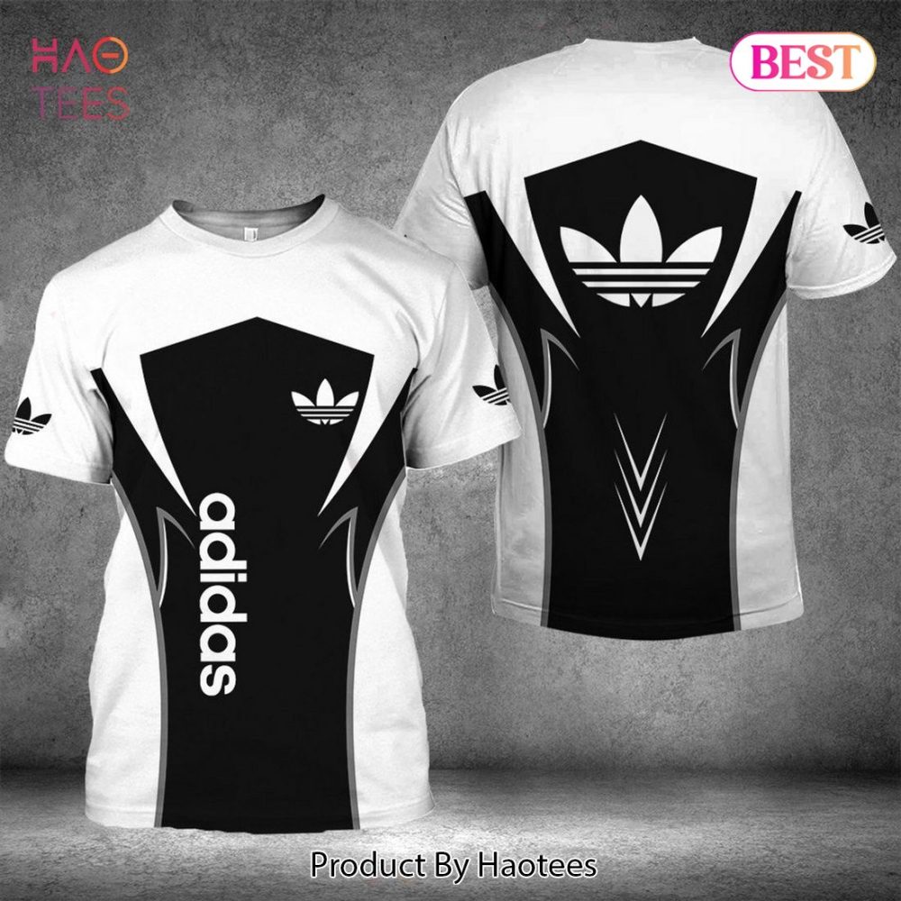 Adidas 3D T-Shirt Black And White Combination