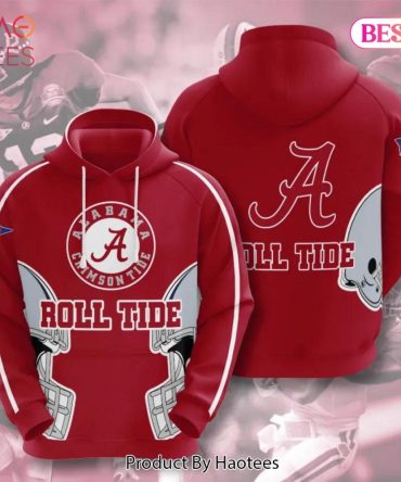Alabama Crimson Tide Helmet 3D Hoodie Alabama Crimson Tide Gifts For Men