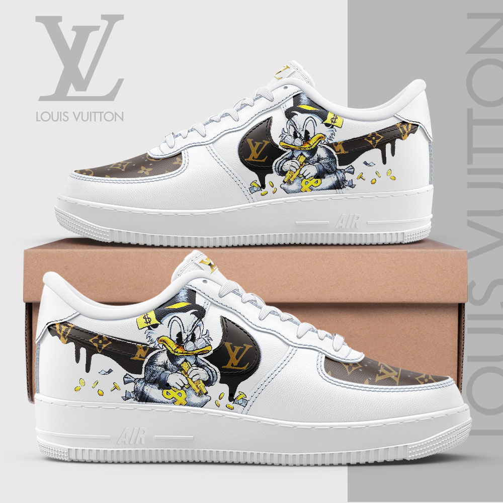 Louis Vuitton Lv Air Force 1 Sneakers Shoes Hot Gift For Men Women Ly24092003