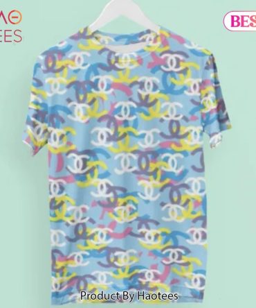 Chanel Multicolor Light Blue Brand Premium T-Shirt Outfit For Men Women