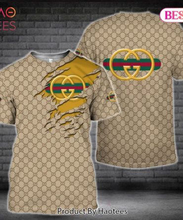 Gucci Beige Premium Brand T-Shirt Outfit For Men Women