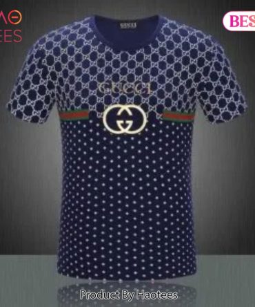 Gucci Navy Brand T-Shirt Outfit For Men Women