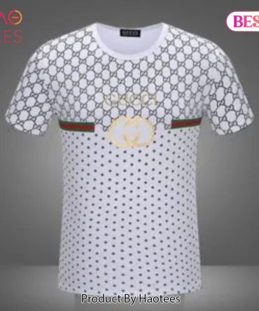 Gucci White Brand T-Shirt Outfit For Men Women