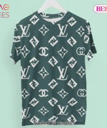 Louis Vuitton Chanel Gucci Fendi Logo Brand Premium T-Shirt Outfit For Men Women