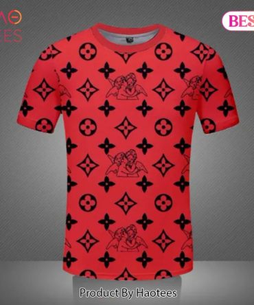 Louis Vuitton Cupid Red Brand Premium T-Shirt Outfit For Men Women