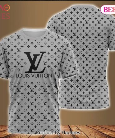 Louis Vuitton Grey Brand Premium T-Shirt Outfit For Men Women