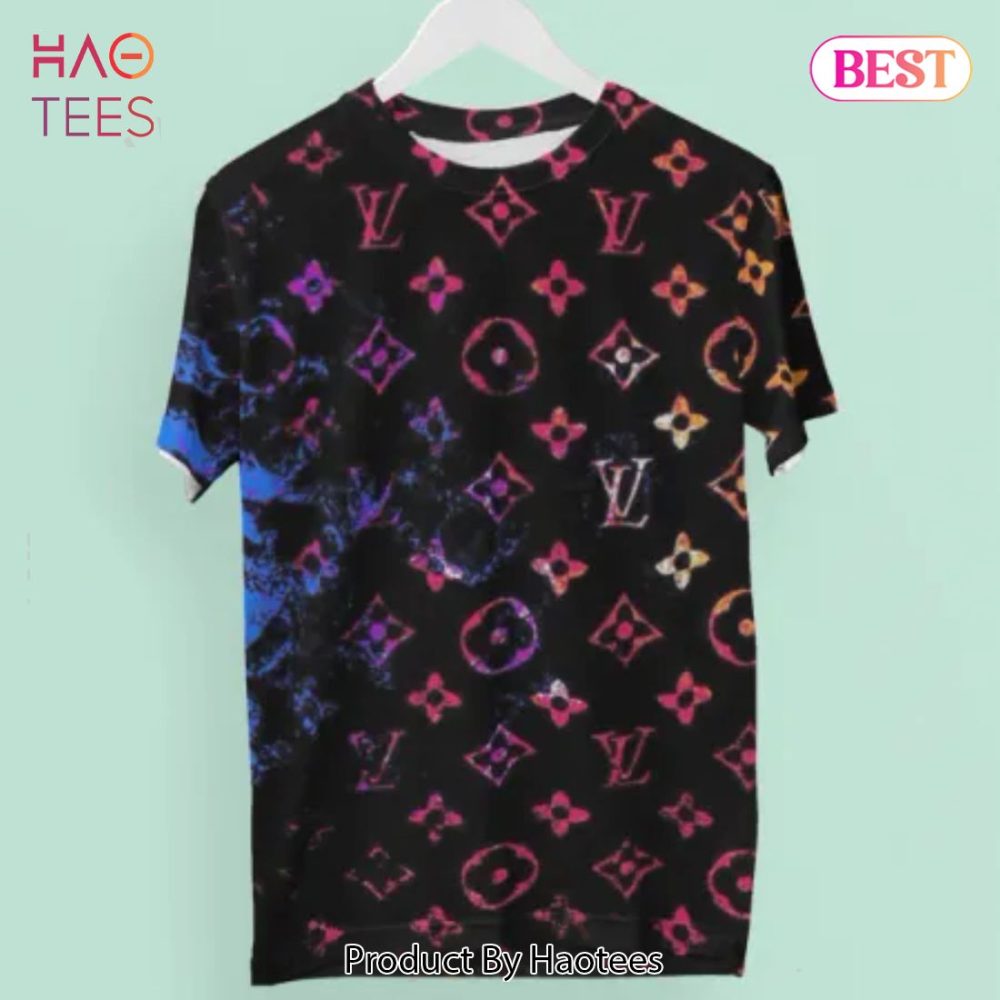 Louis Vuitton Multicolor Brand Premium T-Shirt Outfit For Men Women
