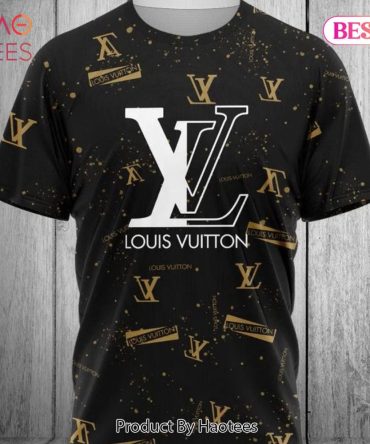 Louis Vuitton Black Brand T-Shirt Outfit For Men Women