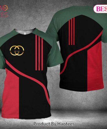 Gucci Black Green Red Brand 3D T-Shirt