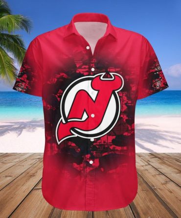 New Jersey Devils Hawaii Shirt Camouflage Vintage Nhl