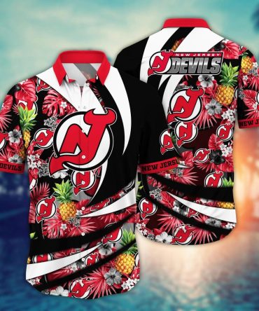 New Jersey Devils Nhl Hawaiian Shirt Fireflies Ninety-Minute Game Shirts