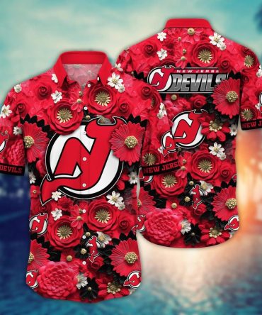 New Jersey Devils Nhl Hawaiian Shirt Trending For This Summer Customize Shirt Any Team