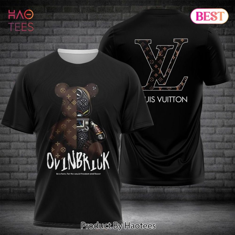 Louis Vuitton Bearbrick Brand 3D T-Shirt Limited Edition