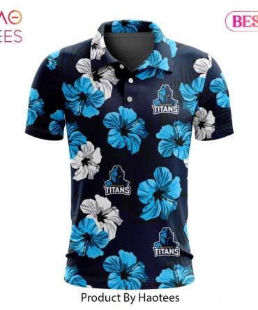 Nrl Gold Coast Titans Special Aloha Golf Polo Design